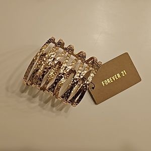 NWT Forever 21 Golden Colored Bracelet